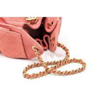 Chanel 25 Mini Suede Corallo