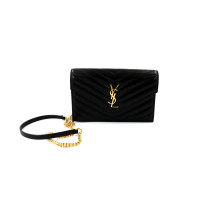 Saint Laurent Cassandra Pelle d'Agnello Nera