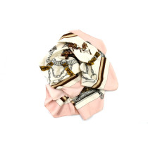 Hermes Foulard Equipages Seta Rosa
