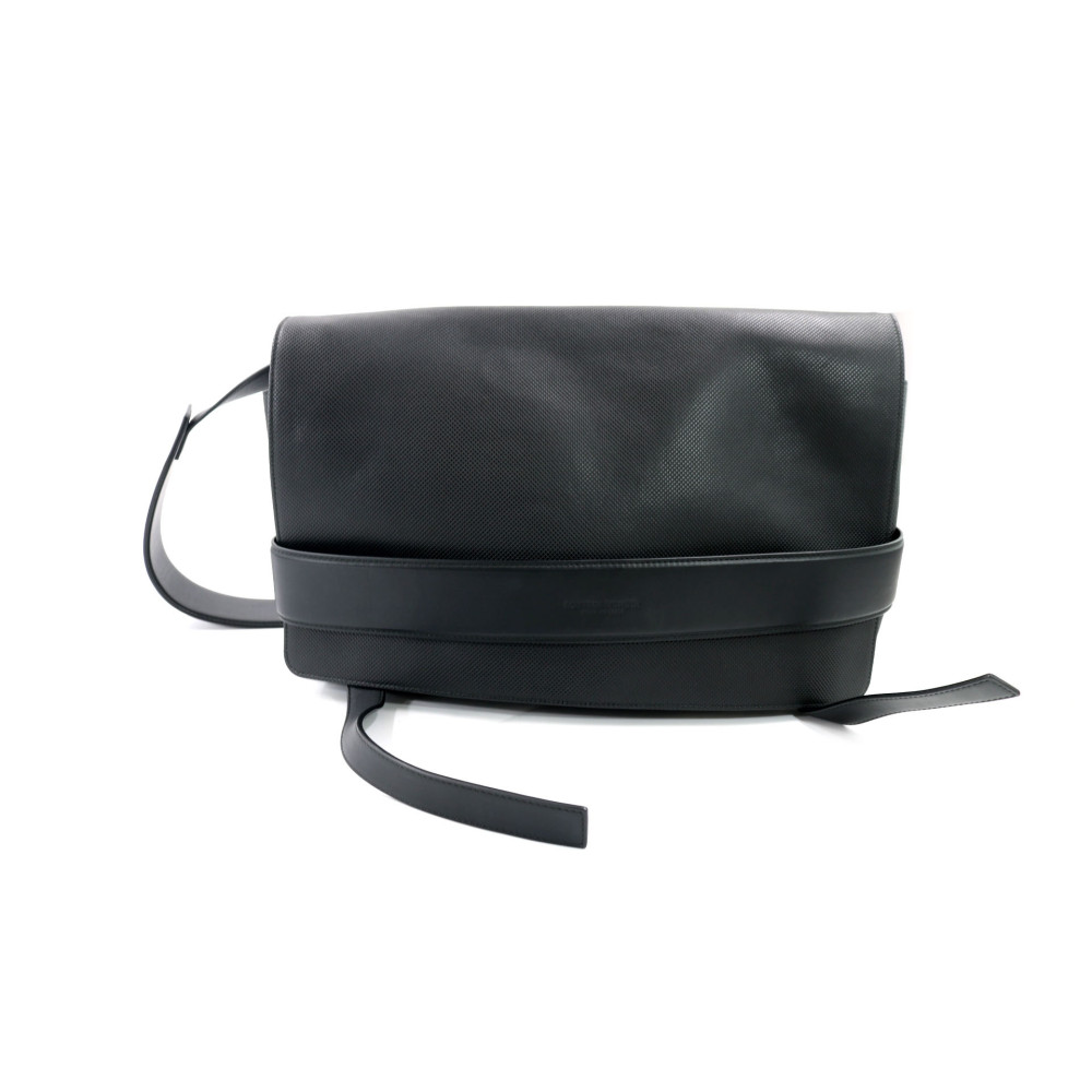 Bottega Veneta Cartella Marco Polo Pelle Nera