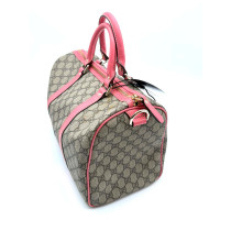 Gucci Boston Bag GG Supreme Beige