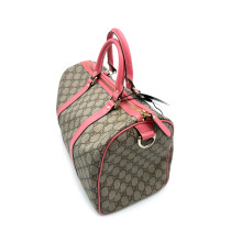 Gucci Boston Bag GG Supreme Beige