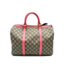 Gucci Boston Bag GG Supreme Beige