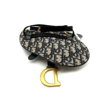 Dior Marsupio Saddle Tela Oblique Blu