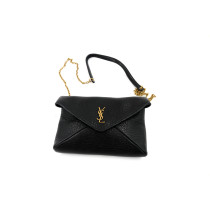 Saint Laurent Cassandre Mini Pelle Nera