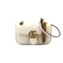 Gucci Marmont S Pelle Panna