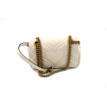 Gucci Marmont S Pelle Panna