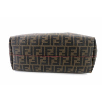 Fendi Roll Bag Tela Rosa e Marrone