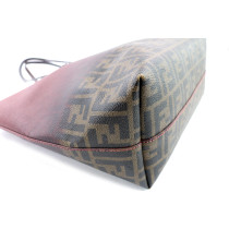 Fendi Roll Bag Tela Rosa e Marrone