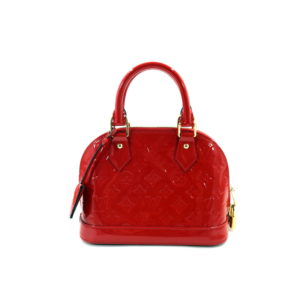 Louis Vuitton Alma BB Vernis Rossa