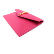 Saint Laurent Pochette Pelle Fucsia
