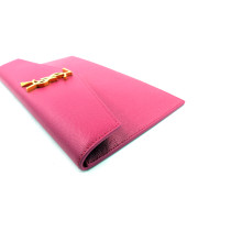 Saint Laurent Pochette Pelle Fucsia