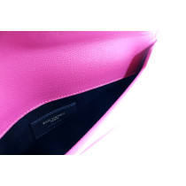 Saint Laurent Pochette Pelle Fucsia