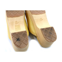Chanel Ciabatte Mules Vernis Beige