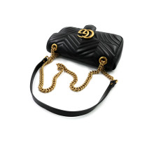 copy of Gucci Borsa a Spalla GG Marmont Misura Media Pelle Nera