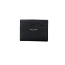 Saint Laurent Portacarte Pelle Nera