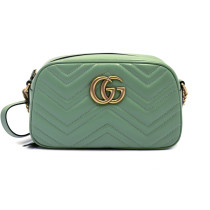 Gucci Camera Bag Green Leather