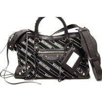 Balenciaga City Small Tela e Pelle Nera