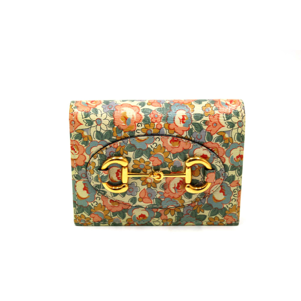 Gucci Portafoglio Horsebit Pelle Multicolor