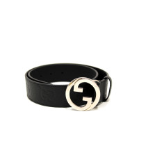 Gucci Cintura Blondie Pelle Stampa GG Nera
