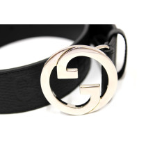 Gucci Cintura Blondie Pelle Stampa GG Nera