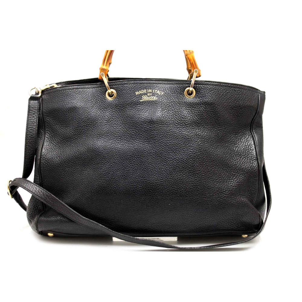 Gucci Bamboo Pelle Nera