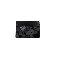 Gucci Portacarte Tela Grigia e Nera