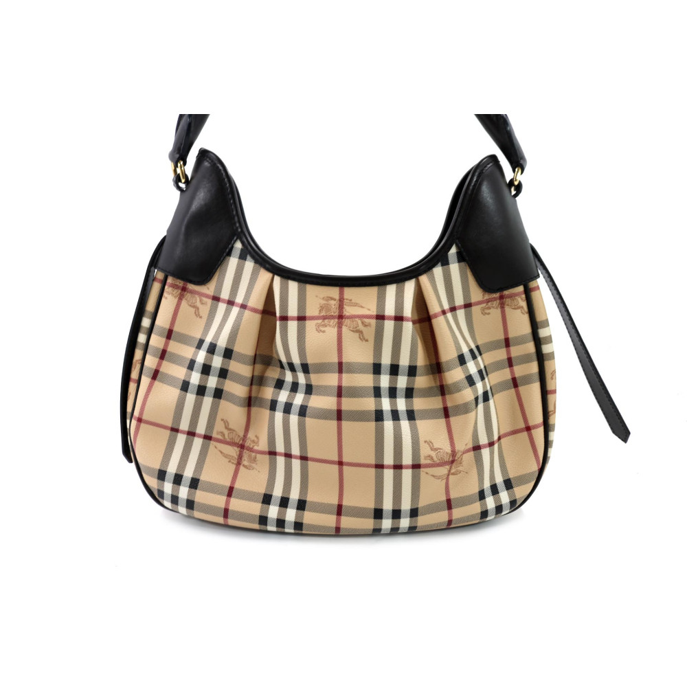 Burberry Hobo Check Beige