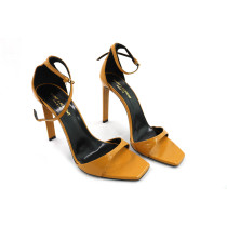 Saint Laurent Sandali Pelle Senape