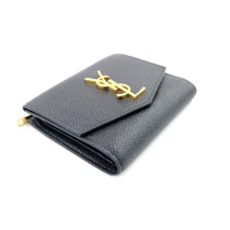 Saint Laurent Portafoglio Cassandre Pelle Nera