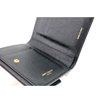 Saint Laurent Portafoglio Cassandre Pelle Nera