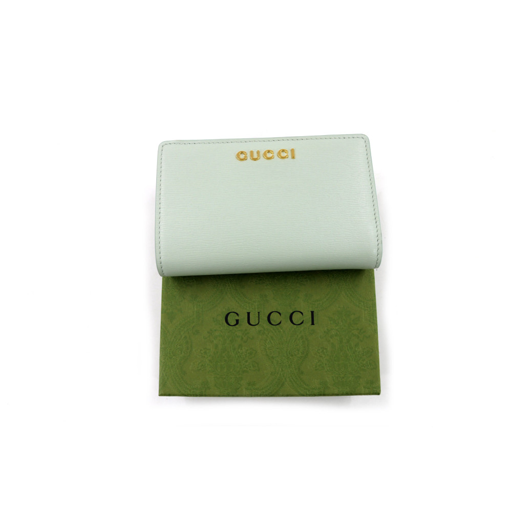 Gucci Portafoglio Pelle Salvia