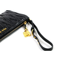 Miu Miu Pochette Pelle Nera