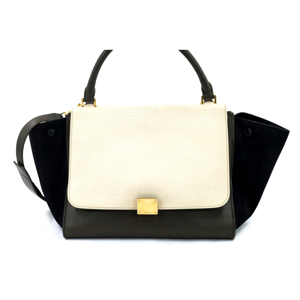 Cèline Trapeze Pelle Tricolor