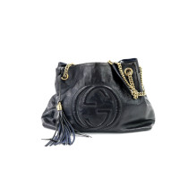 Gucci Soho Shopping Vernis Blu