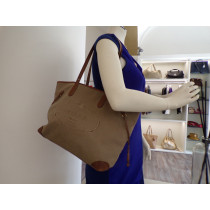 Prada Shopping Jacquard Beige