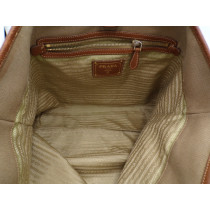 Prada Shopping Jacquard Beige