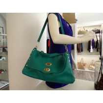 Zanellato Postina Gm Pelle Verde Ottanio