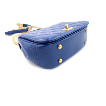 Chanel Flap Bag Carry Around Pelle Blu