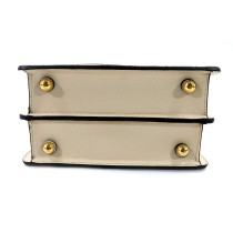 Fendi Peekaboo Iseeu Pelle Bianca e Beige