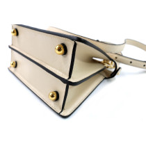 Fendi Peekaboo Iseeu Pelle Bianca e Beige