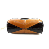 Fendi Peekaboo Mini Pelle Cognac e Marrone