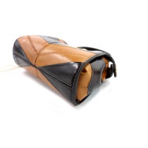 Fendi Peekaboo Mini Pelle Cognac e Marrone