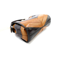 Fendi Peekaboo Mini Pelle Cognac e Marrone