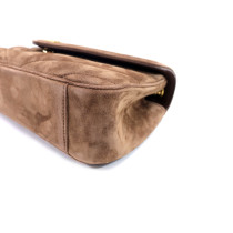 Saint Laurent Lou Lou Small Suede Brown Coffee