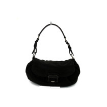 Prada Shoulder Bag Vintage Pelle Marrone Scuro