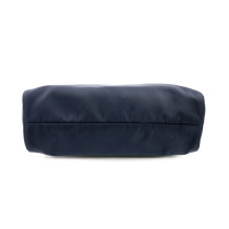 Prada Pochette Tela Blu