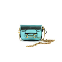 Gucci Horsebit Micro Pelle Azzurra