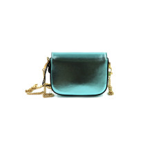 Gucci Horsebit Micro Pelle Azzurra