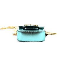 Gucci Horsebit Micro Pelle Azzurra